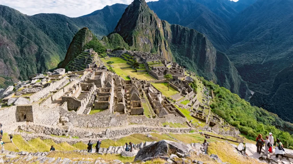 View of Machu Picchu from the Amazon Route hike